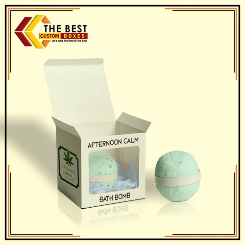 CBD bath bomb boxes and Packaging